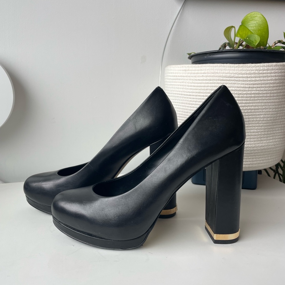 Michael Kors Black Platform Heels